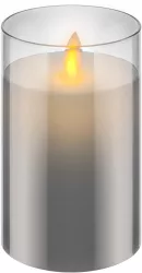 Lumanare LED Real Wax din sticla 7.5x12.5cm Goobay 60371 