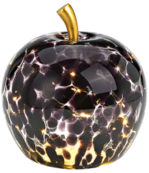 Mar decorativ negru cu 30 LED 22x24 cm 