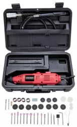 Mini polizor cu accesorii 135 W Worcraft 