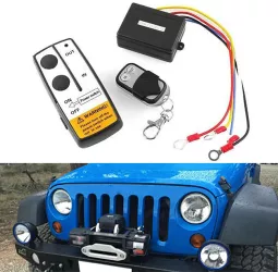 Modul cu 2 telecomenzi Wireless pentru actionare Troliu destinatie Off-Road ATV SSV QUAD AVX-T290519-8 