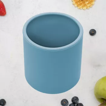 Pahar din silicon appekids - aqua blue 