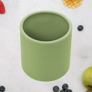 Pahar din silicon appekids - raw green 