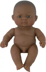 Papusa baietel sudamerican 21 cm - miniland 
