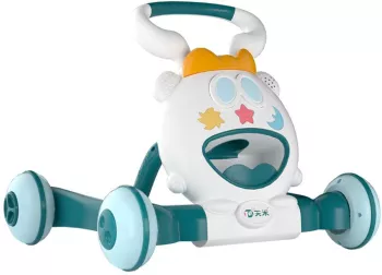 Premergator pentru copii Flippy pliabil viteza ajustabila maner antialunecare cu lumini si muzica 46 x 57 cm loc depozitare jucarii