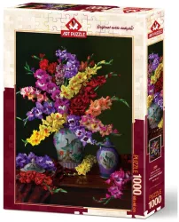 Puzzle 1000 piese - FLOWER AND COLORS 