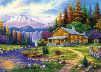 Puzzle 1000 piese - Sunset On The Mountains-Arturo Zarraga 