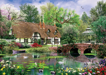 Puzzle 1000 piese - Water Lilies 