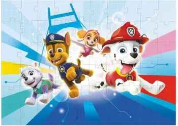 Puzzle 2 in 1 - Patrula Catelusilor in misiune 60 piese 