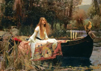Puzzle 2000 piese - The Lady Of Shalott 1888 
