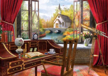 Puzzle 500 piese - Study View-Dominic Davison 