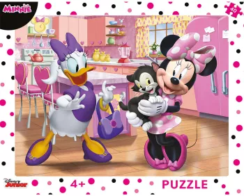 Puzzle cu rama - Minnie 40 piese 