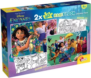 Puzzle de colorat - Encanto 2 x 60 piese 