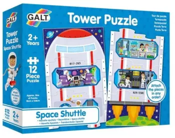 Puzzle vertical - Nava spatiala 12 piese 