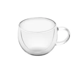Set 2 cesti pentru espresso ETA 5180 91000 80 ml pereti dubli din sticla borosilicata 