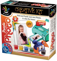 Set creativ puzzle foto cu rama Dtoys 