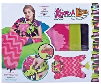 Set de creatie DIY Flippy patura de tricotat multicolor
