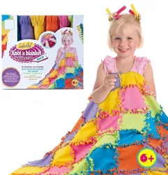 Set de creatie DIY Flippy tesut si tricotat patura 6+ ani multicolor 