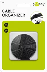 Set de gestionare fixare cabluri 1m negru Goobay 