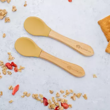 Set lingurite din bambus appekids - honey 