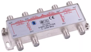 Spliter 8 cai power pass 5-2450Mhz Cabletech 