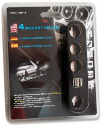 Spliter bricheta x4 cu Usb 