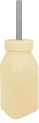 Sticla cu pai din silicon minikoioi - mellow yellow 
