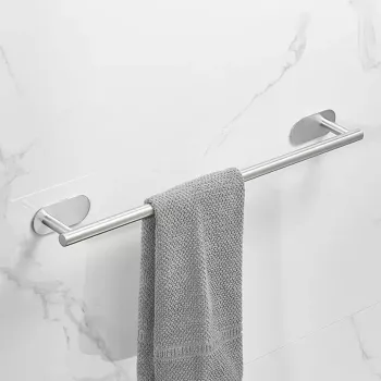 Suport confortabil din otel pentru prosop lungime 40 cm culoare Argintiu 