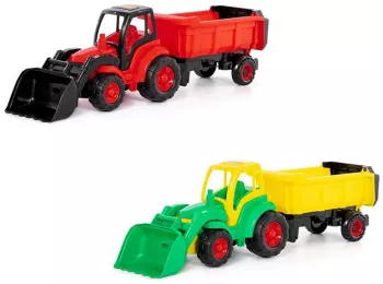 Tractor cu incarcator + remorca - Champion 86x22x26 cm Polesi 
