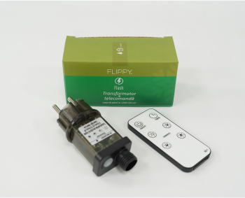 Transformator cu telecomanda Flippy Flash 31 v negru 