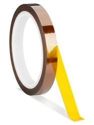 Banda poliamida kapton rezistenta la temperaturi inalte 8mm x 30m 