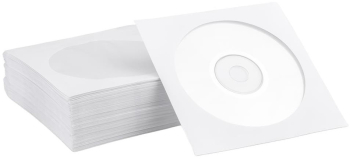 Plic pentru CD/DVD Hartie 100 buc Alb 
