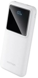 Acumulator extern Vention 10.000 mAh/37Wh 22.5W 2 x USB 1 x USB Type-C 1 x Micro USB digital display pt. status baterie max. 3A Alb