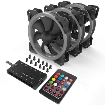 Set 3x Ventilator Redragon F008 120mm aRGB 