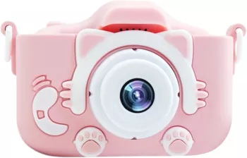 Aparat foto pentru copii Roz X5 Pisica Functii Variate 