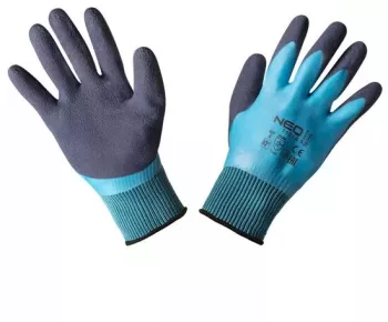 Manusi latex/poliester 2 straturi marimea 8 NEO 
