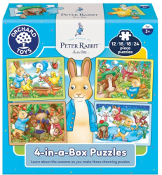 Set 4 puzzle Peter Rabbit 