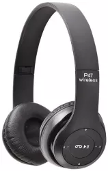 Casti Wireless Negre Bluetooth cu Microfon MP3 Rezistente 