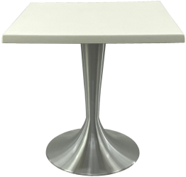Masa bistro patrata 70x70xh74cm Raki Uni Art blat werzalit si baza aluminiu 