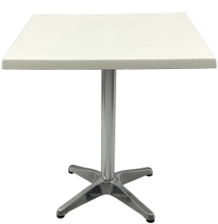 Masa bistro patrata 70x70xh74cm Raki Uni Art blat werzalit si baza din aluminiu 
