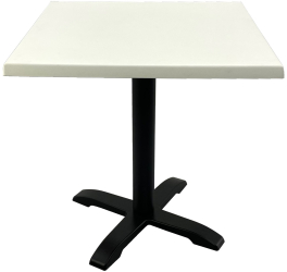 Masa bistro patrata 70x70xh74cm Raki Uni Art blat werzalit si baza metalica 