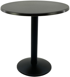 Masa cafenea de exterior/interior rotunda D70xh74cm Raki New Wenge blat werzalit si baza metalica neagra 