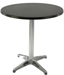 Masa cafenea exterior interior rotunda D70xh74cm Raki New Wenge blat werzalit si baza aluminiu 