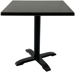 Masa cafenea exterior/interior patrata 70x70xh74cm Raki New Wenge blat werzalit si baza metalica 