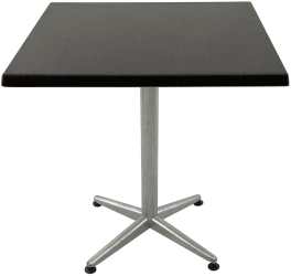 Masa cafenea exterior/interior patrata 70x70xh74cm Raki New Wenge blat werzalit si picior metalic gri 