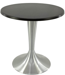 Masa cafenea exterior/interior rotunda D70xh74cm Raki New Wenge blat werzalit si baza aluminiu 