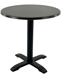 Masa cafenea exterior/interior rotunda D70xh74cm Raki New Wenge blat werzalit si baza metalica 