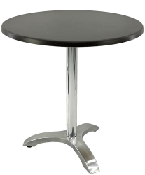 Masa cafenea exterior/interior rotunda D70xh74cm Raki New Wenge blat werzalit si picior aluminiu 