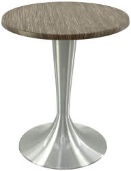 Masa de bistro rotunda D60xh74cm Raki Dark Seagrass blat werzalit si baza aluminiu 