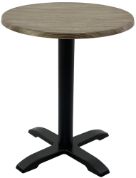 Masa de bistro rotunda D60xh74cm Raki Dark Seagrass blat werzalit si baza metalica 