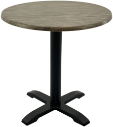 Masa de cafenea rotunda D70xh74cm Raki Dark Seagrass blat werzalit si baza metalica 